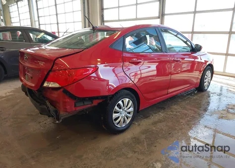 2016 Hyundai Accent Se z USA, uszkodzony, nr VIN KMHCT4AE6GU135942
